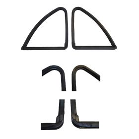 1954 Cadillac Series 62 and Fleetwood Series 60 Special 4-Door Sedan Rear Quarter Vent Window Rubber Weatherstrips 1 Pair REPRODUCTION Free Shipping In The USA