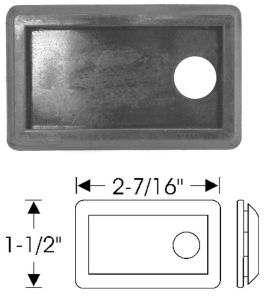 1957 1958 Cadillac Battery Cable Rubber Grommet REPRODUCTION Free Shipping In The USA