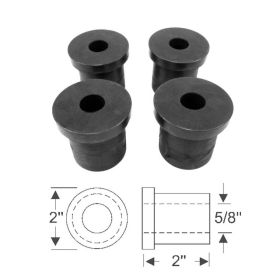 1967 1968 1969 1970 Cadillac Eldorado Shackle Leaf Spring Bushing Set of 4 Pieces (Rear Lower of Rear Leaf Spring) REPRODUCTION Free Shipping In The USA