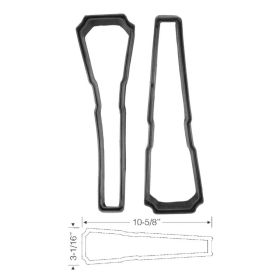 1970 Cadillac Eldorado Tail Light Lens Gaskets 1 Pair REPRODUCTION Free Shipping In The USA