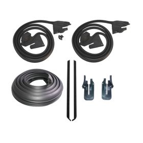 1970 Cadillac Calais And Deville 2-Door Hardtop Coupe Basic Rubber Weatherstrip Kit (7 Pieces) REPRODUCTION Free Shipping In The USA