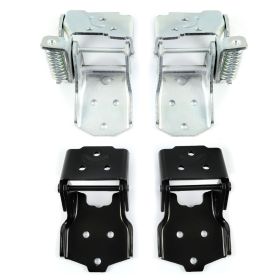 1977 1978 Cadillac Eldorado Front Door Upper and Lower Hinges Set (4 Pieces) REPRODUCTION Free Shipping In The USA