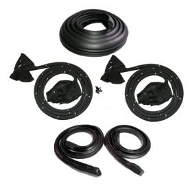 1971 1972 1973 1974 1975 1976 Cadillac Eldorado 2-Door Hardtop Coupe Basic Rubber Weatherstrip Kit (5 Pieces) REPRODUCTION Free Shipping In The USA