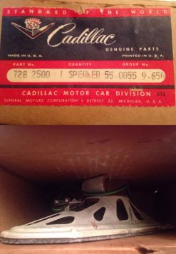 1963 1964 ALL 1965 Series 75 Limousine Cadillac Front Speaker NOS Free Shipping In The USA