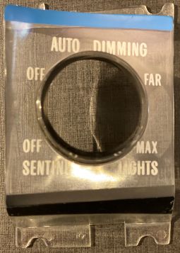 1973 Cadillac Auto Dimming Headlight Dash Plastic Bezel Guide-Matic NOS Free Shipping In The USA