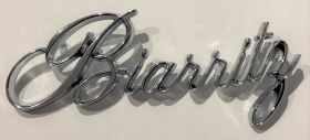 1976 1977 1978 Cadillac Biarritz Trunk Script REPRODUCTION Free Shipping In The USA 