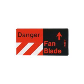 1976 Cadillac Eldorado Fan Caution Decal REPRODUCTION