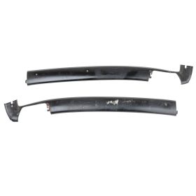 1968 Cadillac Convertible Upper Windshield Interior Garnish Moldings (1 Pair) USED