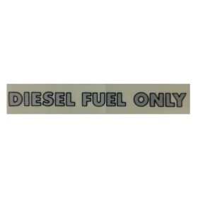 1978 1979 1980 1981 1982 1983 1984 1985 Cadillac Diesel Fuel Only Decal REPRODUCTION