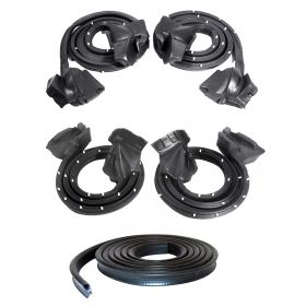 1980 1981 1982 1983 1984 1985 Cadillac Seville Basic Rubber Weatherstrip Kit (5 Pieces) REPRODUCTION Free Shipping In The USA