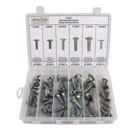 Cadillac Stainless Steel Bumper Bolt Assortment Tray (53 Pieces) REPRODUCTION Free Shipping In The USA
