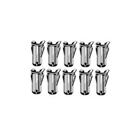 Cadillac Emblem And Script 5/32 Inch Stud Barrel Nut Set (For 7/32 Inch Holes; 0.062 - 0.068 Inch Panel Range) (10 Pieces) REPRODUCTION