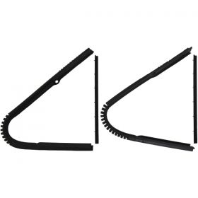 1937 1938 Cadillac (See Details) Front Vent Window Rubber Weatherstrip Kit (4 Pieces) REPRODUCTION Free Shipping In The USA 