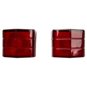 1938 1939 Cadillac (See Details) Glass Tail Light Lenses 1 Pair NOS Free Shipping In The USA
