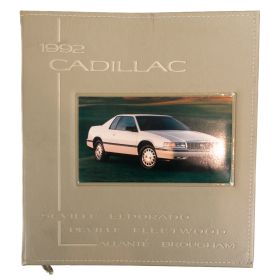 1992 Cadillac Media Information Book USED Free Shipping In The USA