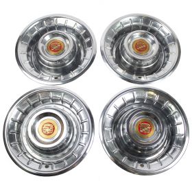 1956 Cadillac Wheel Cover Hubcaps Set A Quality (4 Pieces) USED