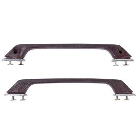 1968 Cadillac (See Details) Front And Rear Door Maroon Pull Handles 1 Pair USED Free Shipping In The USA