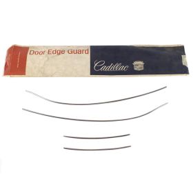 1968 Cadillac Sedans (EXCEPT Series 75 Limousine) Door Edge Guard Molding Set (4 Pieces) NOS Free Shipping In The USA