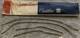 1969 Cadillac 4-Door Sedans (EXCEPT Series 75) Door Edge Guard Molding Set (4 Pieces) NOS Free Shipping In The USA