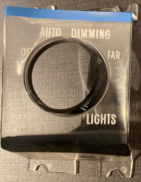 1973 1974 1975 1976 1977 1978 Cadillac Auto Dimming Headlight Dash Plastic Bezel Guide-Matic NOS Free Shipping In The USA