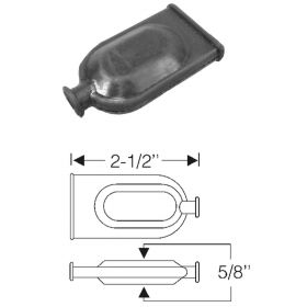 1936 1937 1938 1939 1940 Cadillac Rubber Antenna Boot REPRODUCTION Free Shipping In The USA
