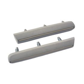 1975 1976 1977 1978 Cadillac Eldorado Front Impact Bumper Vertical Strips 1 Pair REPRODUCTION Free Shipping In The USA