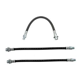 1950 1951 1952 1953 1954 1955 1956 Cadillac Front And Rear Brake Hose Set (3 Pieces) REPRODUCTION Free Shipping In The USA