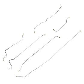 1950 1951 Cadillac Series 62 Brake Line Kit (6 Pieces) (Stainless Steel Or Original Equipment Design) [Ready To Ship] REPRODUCTION Free Shipping In The USA