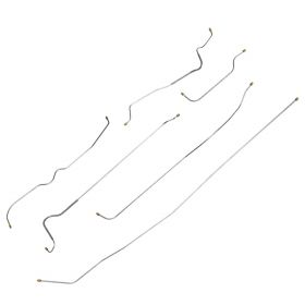1952 1953 Cadillac Series 62 Brake Line Kit (6 Pieces) (Stainless Steel Or Original Equipment Design) REPRODUCTION Free Shipping In The USA 