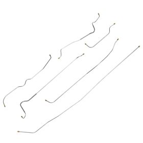 1952 1953 Cadillac Series 62 Brake Line Kit (6 Pieces) (Stainless Steel Or Original Equipment Design) REPRODUCTION Free Shipping In The USA 