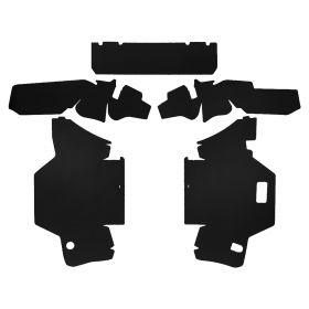 1963 Cadillac Sedan Double Black Trunk Side Panels Panelboard (5 Pieces) REPRODUCTION
