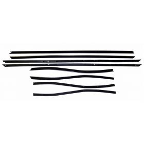 1969 1970 Cadillac Deville Convertible Window Sweep Set (8 Pieces) REPRODUCTION Free Shipping In The USA