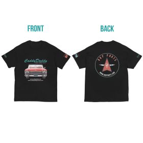 Caddy Daddy Red Cadillac and BOP Parts Adult Unisex Crew Neck T-Shirt (See Details for Size Options) NEW Free Shipping In The USA