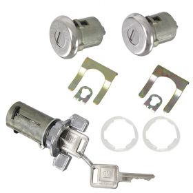 1971 1972 1973 1974 1975 1976 1977 1978 Cadillac Ignition and Door Lock Cylinder Set with Square Keys (11 Pieces) REPRODUCTION Free Shipping In The USA