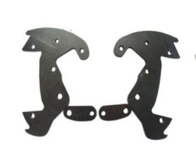 1950 1951 1952 1953 1954 1955 Cadillac Disc Brake Conversion Front Wheel Caliper Brackets 1 Pair REPRODUCTION Free Shipping In The USA