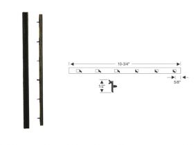 1942 1946 1947 Cadillac Series 62 & Sixty Special 4 Door Sedan Vent Division Bar Rubber Weatherstrips 1 Pair REPRODUCTION Free Shipping In The USA