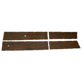 1964 Cadillac Eldorado Door And Quarter Panel Burl Vinyl Woodgrain Insert (4 Pieces) REPRODUCTION Free Shipping In The USA