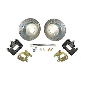 1977 1978 1979 1980 1981 1982 1983 1984 Cadillac WITH Rear Wheel Drive (RWD) Drilled and Slotted Rotor Rear Disc Brake Conversion Kit NEW