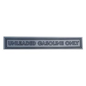 Cadillac Unleaded Gasoline Only Black 5 Inch REPRODUCTION