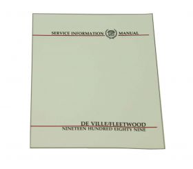 1989 Cadillac DeVille, Fleetwood Service Manual CD REPRODUCTION Free Shipping In The USA