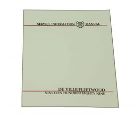 1989 Cadillac DeVille and Fleetwood Service Manual [CD] REPRODUCTION Free Shipping In The USA