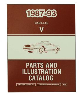 1987 1988 1989 1990 1991 1992 1993 Cadillac Allante Parts And Illustration Catalog CD REPRODUCTION Free Shipping In The USA