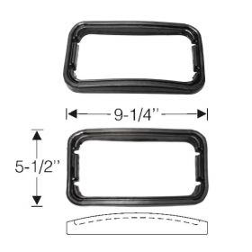 1946 1947 1948 1949 Cadillac (See Details) Fog Light Mounting to Fender Rubber Gaskets 1 Pair REPRODUCTION Free Shipping In The USA