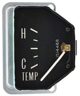 1961 1962 Cadillac (EXCEPT Series 75 Limousine and Commercial Chassis) Vertical Sweep Temperature Gauge REPRODUCTION Free Shipping In The USA