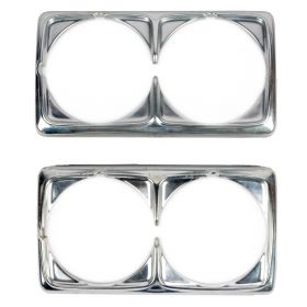 1967 1968 Cadillac Eldorado Headlight Bezel 1 Pair USED Free Shipping In The USA