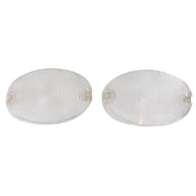 1959 Cadillac (See Detials) Parking And Signal Light Lens 1 Pair USED Free Shipping In The USA