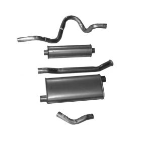 1977 1978 1979 Cadillac Deville and Fleetwood Brougham Gasoline Aluminized Single Catback Exhaust System REPRODUCTION
