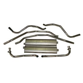 1978 1979 1980 1981 1982 1983 1984 1985 Cadillac Deville and Fleetwood Brougham Diesel Stainless Steel Catback Exhaust System REPRODUCTION