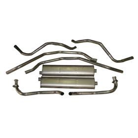 1975 1976 1977 Cadillac Calais, Deville And Fleetwood Diesel Aluminized Single Catback Exhaust System REPRODUCTION