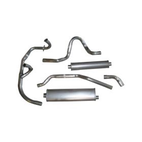 1961 1962 1963 1964 Cadillac Series 75 Limousine and Commercial Chassis Stainless Steel Single Exhaust System REPRODUCTION